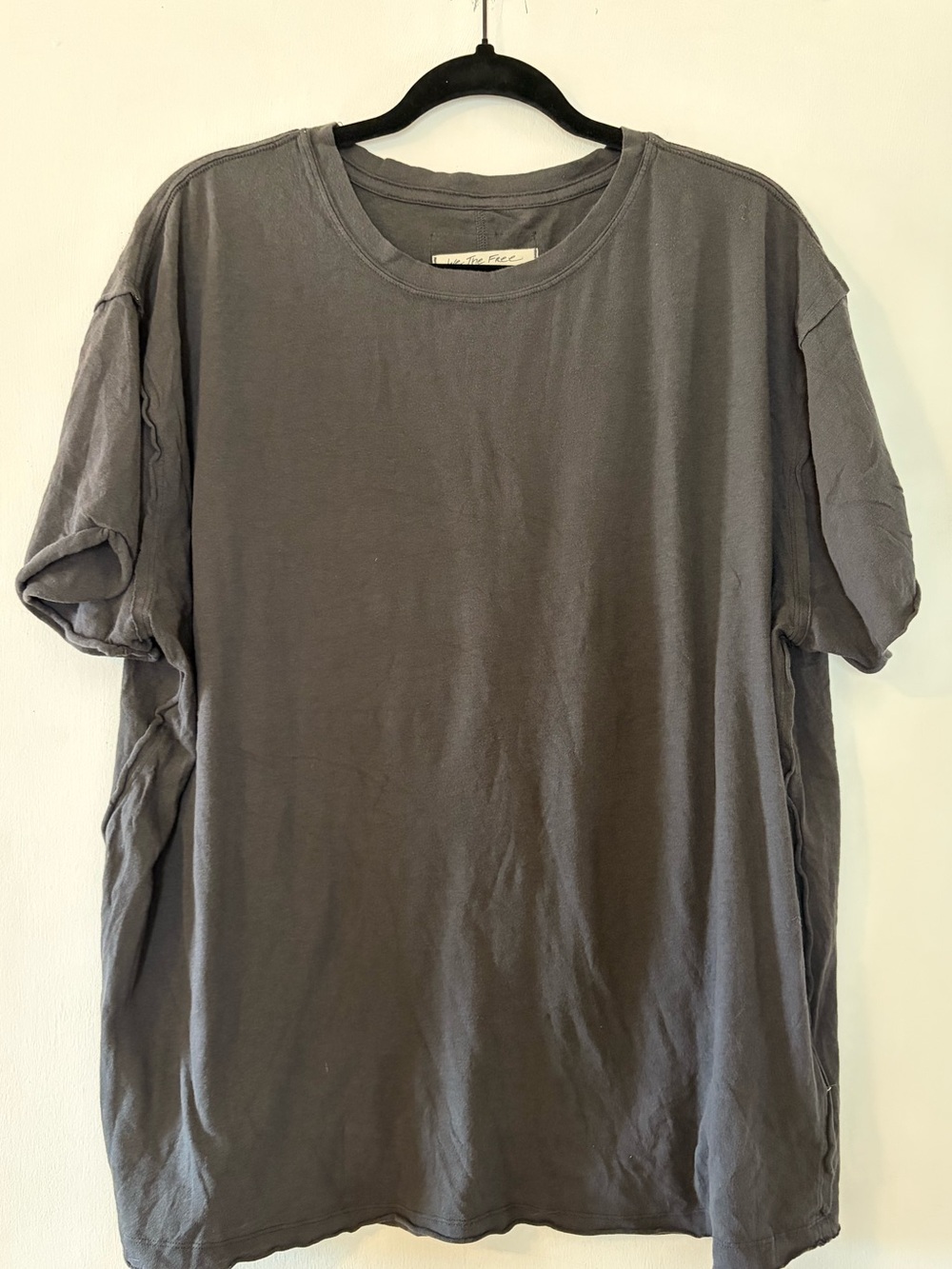We The Free Women’s Black Nina Tee Oversized Large